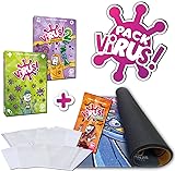 Utopia goods Pack Definitivo: Virus Juego de Cartas, Virus 2, Virus Halloween, 120 Fundas Protectoras y tapete [Juegos de Mesa para niños y Adultos]